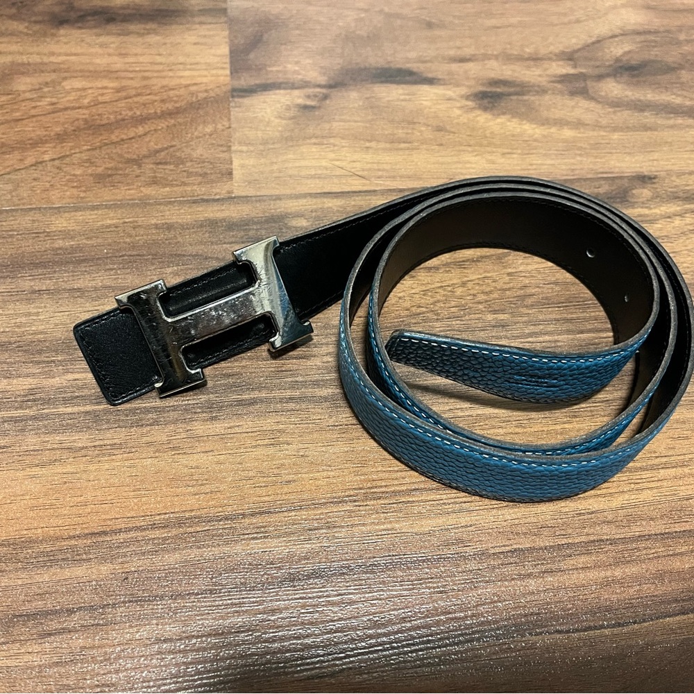 Hermes Two Tone Reversible Belt